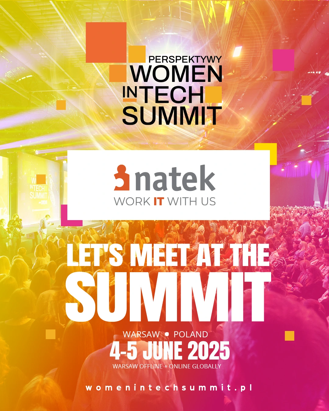 Perspektywy Women in Tech Summit 2025: Meet with NATEK!
