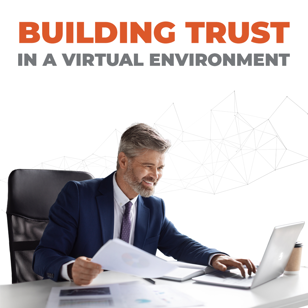 How to build trust and maintain professional relationships in a virtual environment?