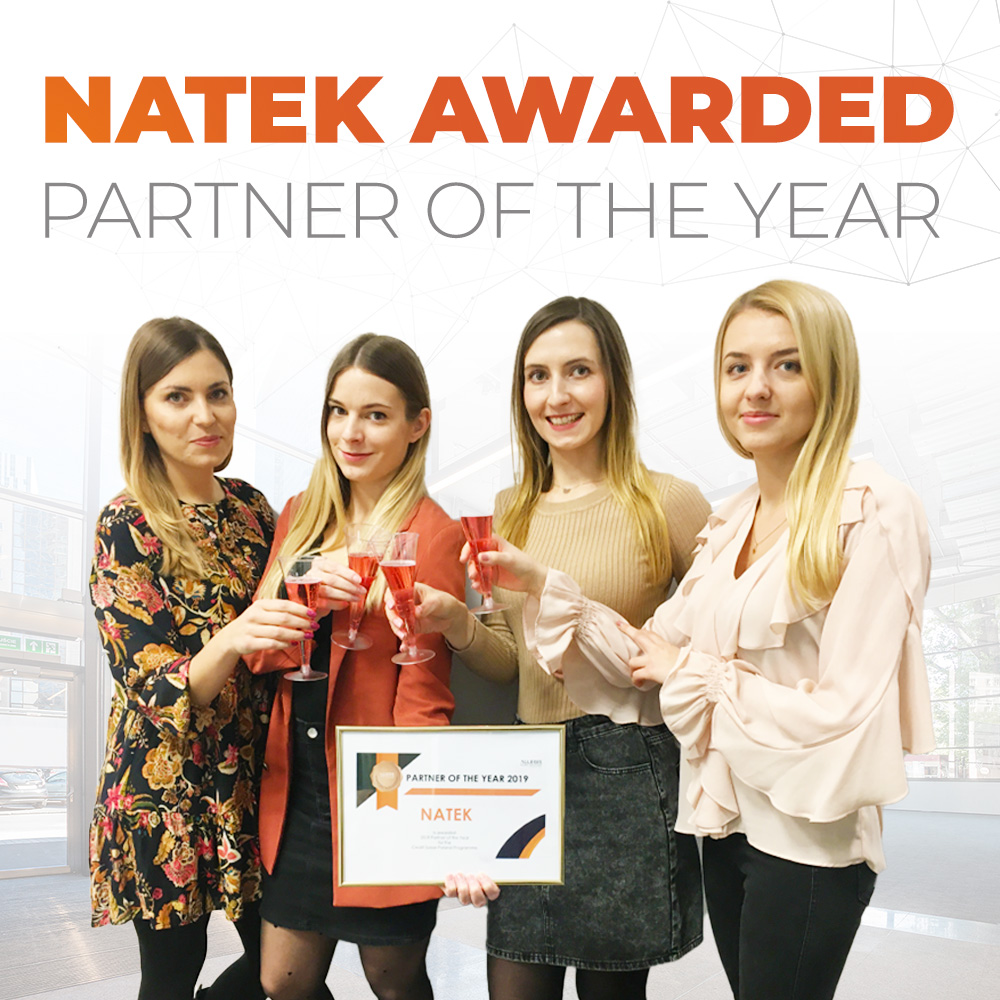 NATEK with Partner of the Year award