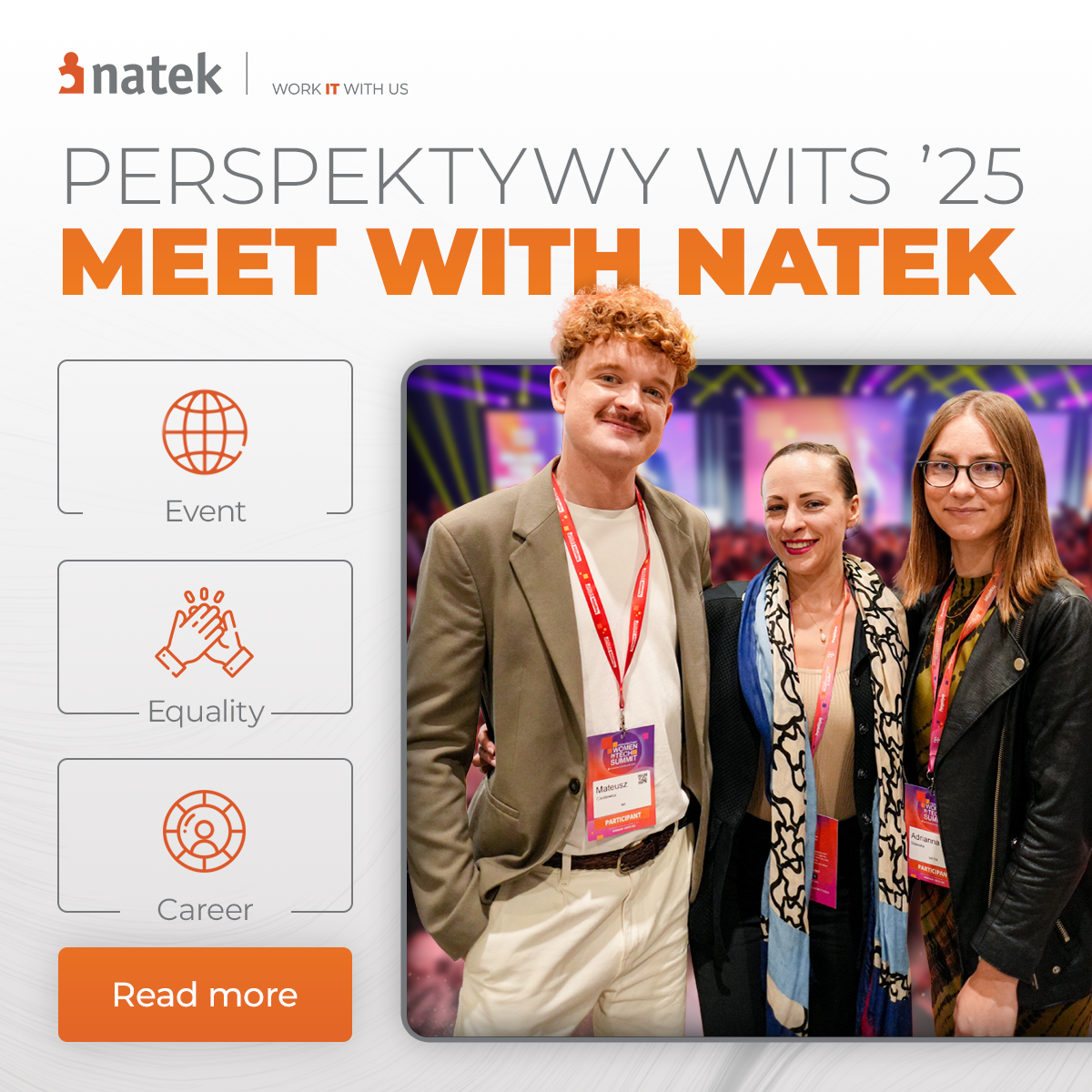 Perspektywy Women in Tech Summit 2025: Meet with NATEK!